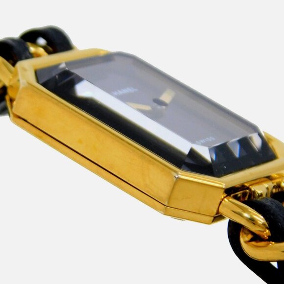 MINT! CHANEL Premiere 18k Gold Plated L Quartz Ladies Watch - Picture 6 of 11